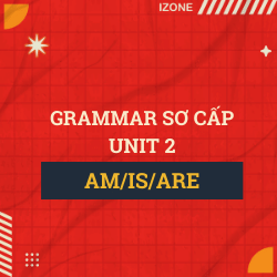 Ngữ pháp sơ cấp – Unit 2: Động từ To Be Am/Is/Are