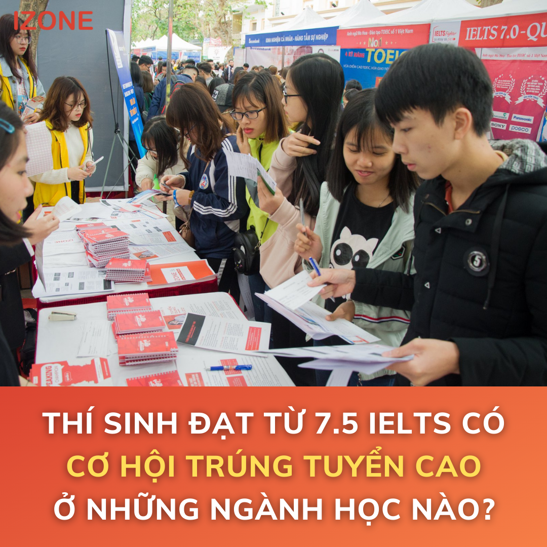 [Kỳ thi THPT Quốc gia] Thí sinh đạt từ 7.5 IELTS có cơ hội trúng tuyển cao ở những ngành học nào?
