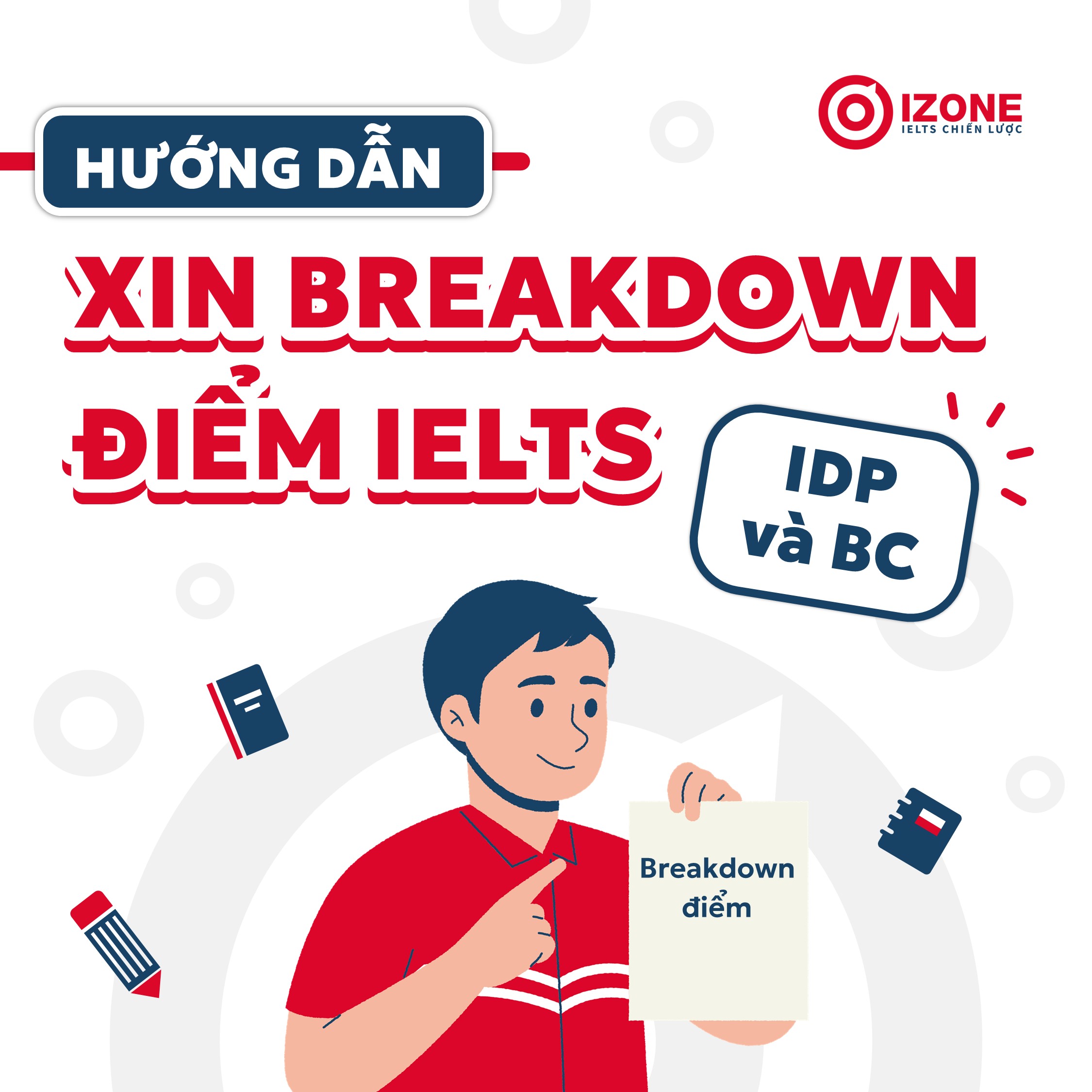 [2025] Hướng dẫn xin breakdown điểm IELTS IDP và BC