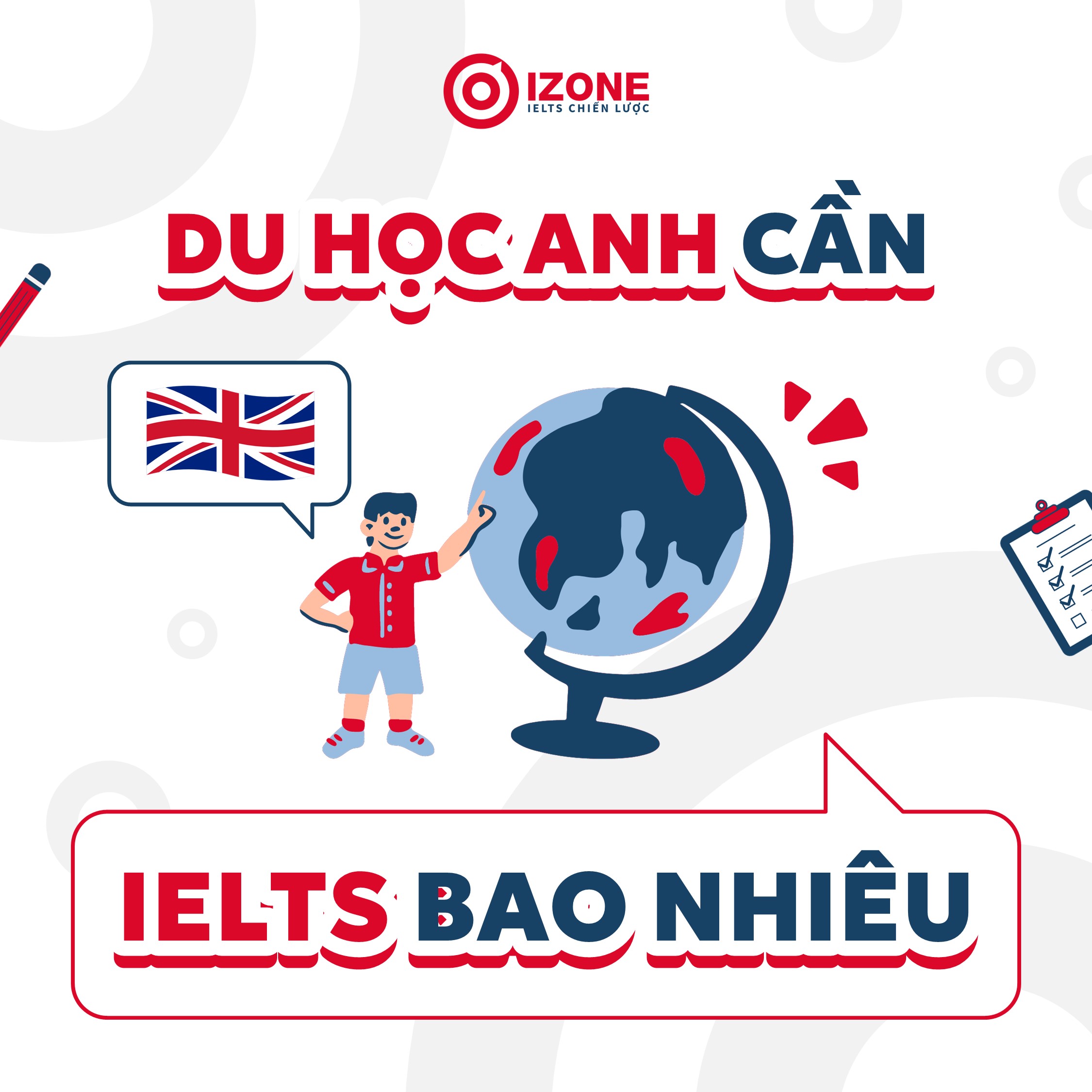 Du học Anh cần IELTS bao nhiêu? – Thông tin mới nhất 2025
