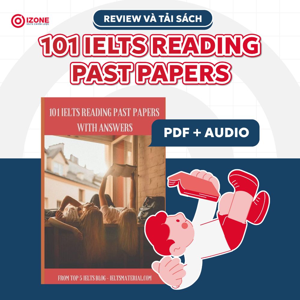 Review và tải sách 101 IELTS Reading Past Papers with Answers (PDF)