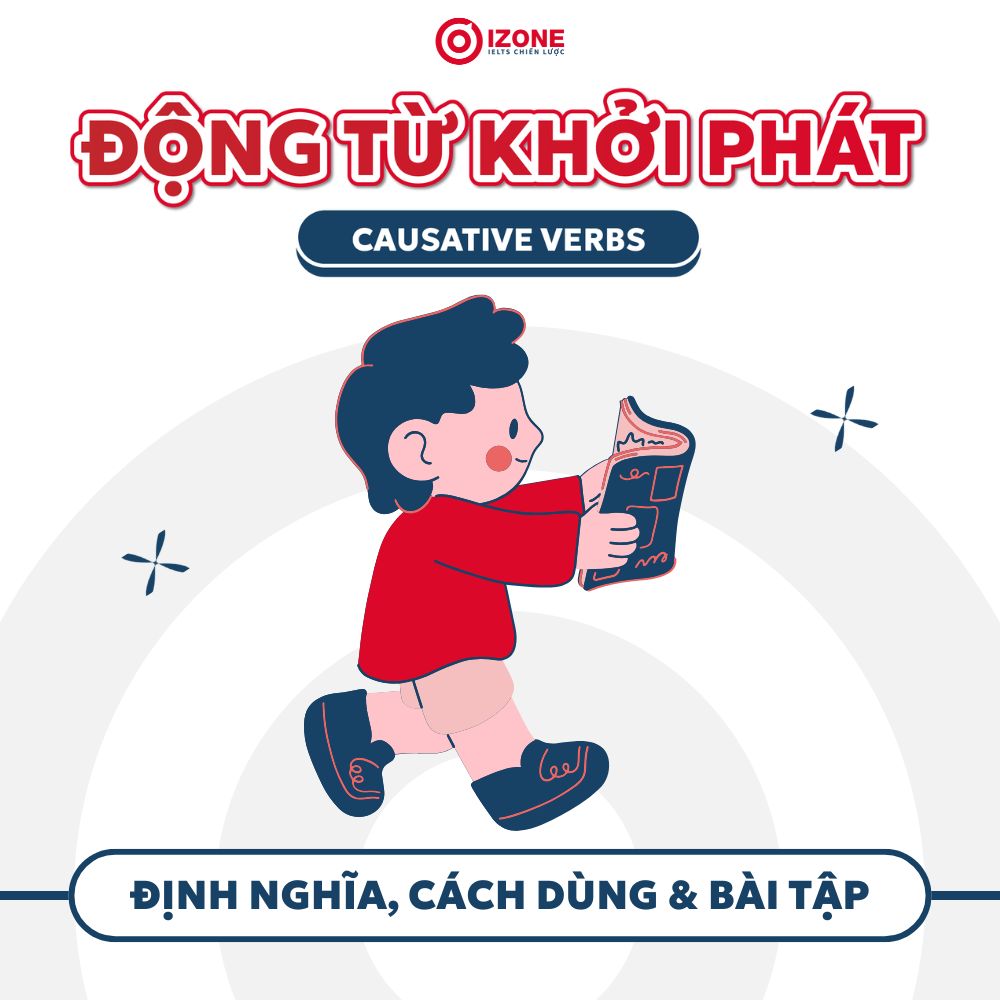Động từ khởi phát (causative verbs) – Định nghĩa, cách dùng & bài tập